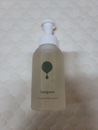 아미퓨어 [라이브] 피부장벽 강화를 위한 머랭 버블 클렌저 천연계면활성제로 온가족 사용가능 — 5점을 준 리뷰어가 2021년 7월 올린 사용 사진