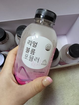 래디 리얼볼륨포뮬러 1박스(8개입) — 5점을 준 리뷰어가 2022년 3월 올린 사용 사진