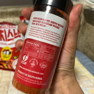 [서울시스터즈] 김치시즈닝 국내 최초 뿌려먹는 김치파우더 100g 1개+ 신제품 김치스낵 90g 2개 — 5점을 준 리뷰어가 2021년 8월 올린 사용 사진