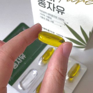 먹어도좋아 퓨어대마종자유 — 5점을 준 리뷰어가 2021년 11월 올린 사용 사진