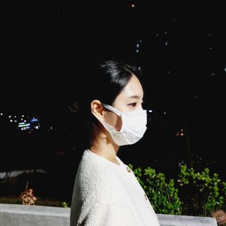 케이퓨리 KF80 덴탈 귀편한 숨쉬기편한 마스크 50매 — 5점을 준 리뷰어가 2023년 4월 올린 사용 사진