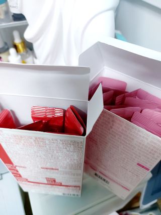 인디닥터 면역 생생 핑크 이뮨 젤리 + 타이탄 BCAA 프로틴 젤리스틱 — 5점을 준 리뷰어가 2022년 4월 올린 사용 사진