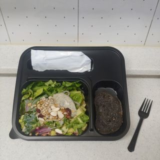 참살이도시락 작심삼일 샐러드도시락 3개 맛보기 새벽배송 또는 택배배송 — 5점을 준 리뷰어가 2021년 7월 올린 사용 사진