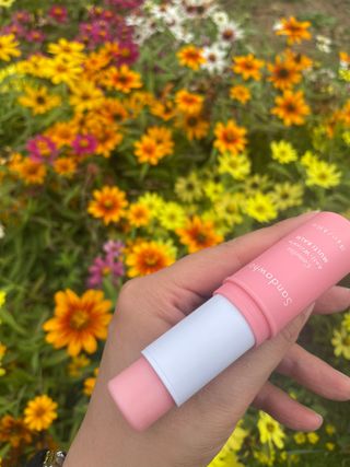 스킨큐어 산다화 카멜리아 안티 링클 멀티밤 — 5점을 준 리뷰어가 2023년 11월 올린 사용 사진