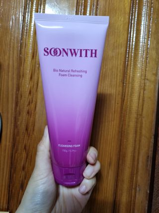SOONWITH 바이오 내추럴 리프레싱 폼클렌징 — 4점을 준 리뷰어가 2021년 5월 올린 사용 사진
