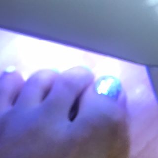 데싱디바 글레이즈 젤네일 그라데이션 네일_5종 중 택 1 — 5점을 준 리뷰어가 2021년 8월 올린 사용 사진