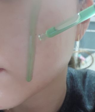 닥터펩티 펩텔라 시카웃 앰플 — 4점을 준 리뷰어가 2021년 1월 올린 사용 사진