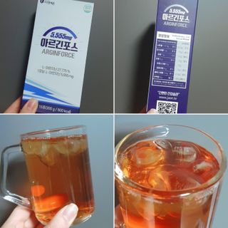 자연에온 아르긴포스 L-아르기닌 5555mg 스틱 15개입 1박스 — 5점을 준 리뷰어가 2021년 4월 올린 사용 사진