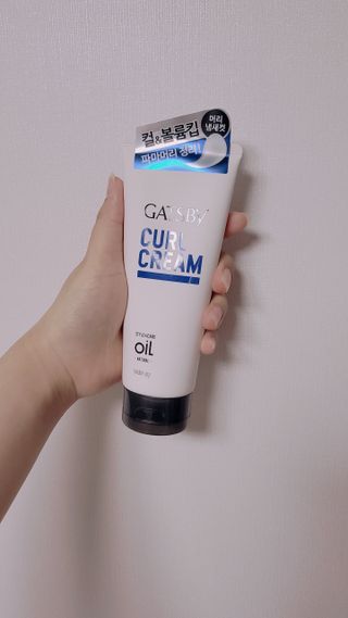 [갸스비] 곱슬 머리부터 파마까지 남자의 컬을 위한 갸스비 컬크림 — 5점을 준 리뷰어가 2021년 10월 올린 사용 사진