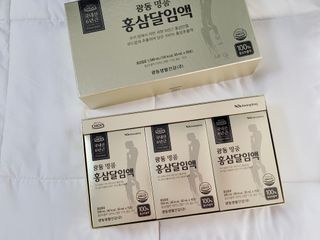 광동생활건강 광동 명품 홍삼달임액 50mL x 30포 — 5점을 준 리뷰어가 2023년 4월 올린 사용 사진