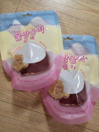 (주) 피치코리아 물방울떡젤리 X 2개입 — 5점을 준 리뷰어가 2022년 11월 올린 사용 사진