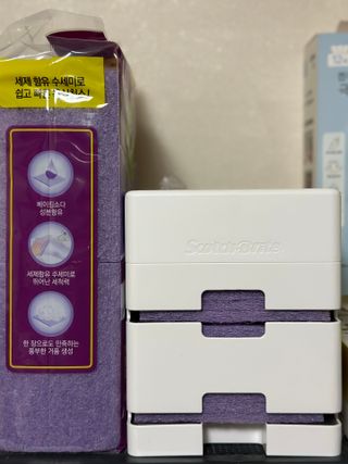 3M 스카치브라이트 크린스틱 베이킹소다 시트타입 70매 + 디스펜서 증정 — 5점을 준 리뷰어가 2023년 9월 올린 사용 사진