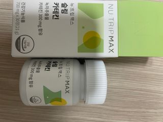 뉴트립맥스(NUTRIPMAX) 뉴트립맥스 슬림 카테킨 700mg 30정 1개월분 — 3점을 준 리뷰어가 2021년 7월 올린 사용 사진