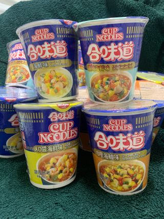 NISSIN 닛신 컵누들  4종 - 씨푸드오리지날, 씨푸드 스파이시, 씨푸드 커리, 씨푸드 XO소스 — 5점을 준 리뷰어가 2023년 1월 올린 사용 사진