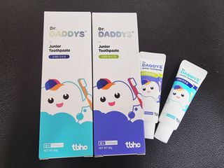 닥터데디스 안심불소 튼튼치약(청포도, 민트 중 택 1) 60g + 여행용 미니 치약 15g — 5점을 준 리뷰어가 2022년 8월 올린 사용 사진