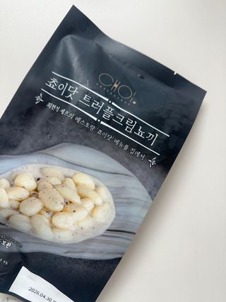 프레시지 [구매평]최현석의 쵸이닷 트러플 크림 뇨끼 (냉동) — 5점을 준 리뷰어가 2025년 8월 올린 사용 사진