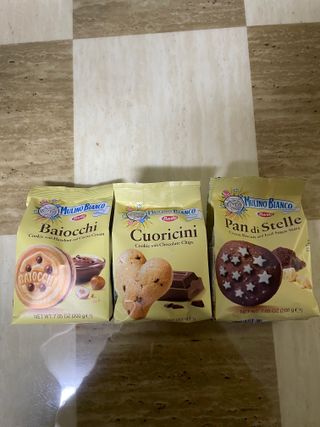 바릴라 몰리노비앙코 쿠키 3종_판디스텔라,쿠오리치니,바이오치 — 5점을 준 리뷰어가 2022년 1월 올린 사용 사진
