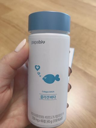 파파비오랩 승무원 콜라겐 콜라겐바다 — 5점을 준 리뷰어가 2021년 1월 올린 사용 사진