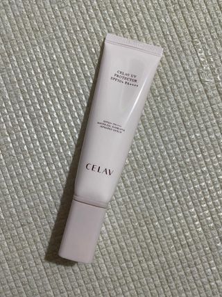 프리마인 선크림만 바꿨을 뿐인데 매일 물 2L챙겨먹고 기초케어 완벽하게 한 물빛피부 완성,셀라브UV프로텍터 — 3.5점을 준 리뷰어가 2023년 7월 올린 사용 사진