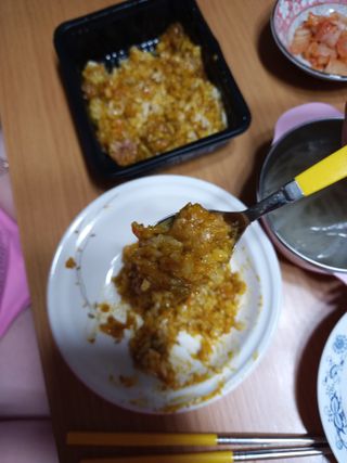 브라잇벨리 식물성 미트볼과 일본식카레의 만남, 플랜트볼 카레라이스 — 2.5점을 준 리뷰어가 2022년 9월 올린 사용 사진