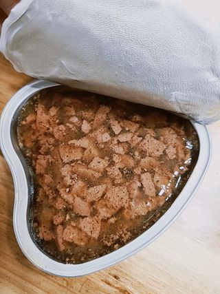 비타크래프트 조에시 하트캔 85g 강아지 습식캔 10캔 — 5점을 준 리뷰어가 2021년 7월 올린 사용 사진