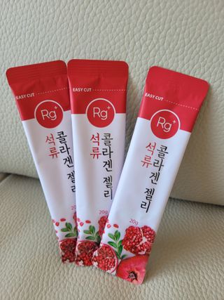 함초록 Rg+ 석류콜라겐젤리 — 5점을 준 리뷰어가 2021년 3월 올린 사용 사진