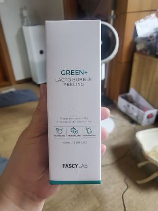 파시랩 그린 플러스 락토 버블 필링 — 4점을 준 리뷰어가 2021년 5월 올린 사용 사진