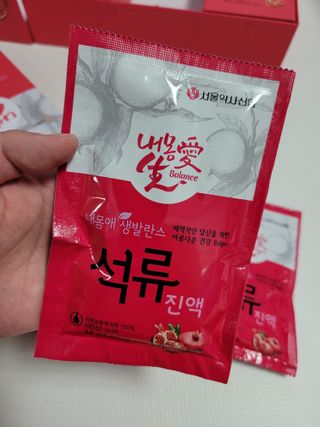 서울약사신협_내몸애생발란스석류_70ml x 30포 — 5점을 준 리뷰어가 2021년 8월 올린 사용 사진