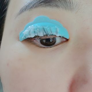 피비에스코리아 [오마이셀프] 셀프 속눈썹펌 키트 뷰러펌 파마 세트 — 3점을 준 리뷰어가 2021년 11월 올린 사용 사진