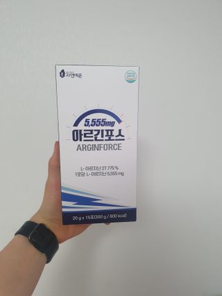 자연에온 아르긴포스 L-아르기닌 5555mg 스틱 15개입 1박스 — 4점을 준 리뷰어가 2021년 5월 올린 사용 사진