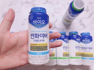 LIVE 매일바이오 썬화이버 드링킹 요거트 — 5점을 준 리뷰어가 2022년 8월 올린 사용 사진