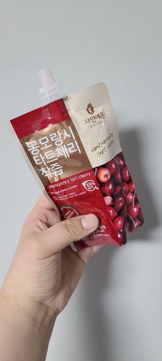 자연에온 몽모랑시 타트체리 착즙 100mL 10개입 2BOX — 5점을 준 리뷰어가 2021년 1월 올린 사용 사진