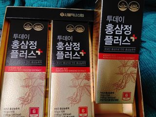 서울약사신협_투데이홍삼정플러스스틱_10g x 30포 — 5점을 준 리뷰어가 2021년 6월 올린 사용 사진