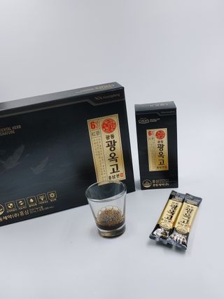 [광동제약] 광동 광옥고 홍삼 본 30포+쇼핑백 증정 — 3.5점을 준 리뷰어가 2021년 11월 올린 사용 사진