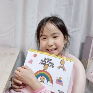 리훈 차일드라이크 워킹스마일 초등학생 스터디 플래너 — 5점을 준 리뷰어가 2022년 3월 올린 사용 사진