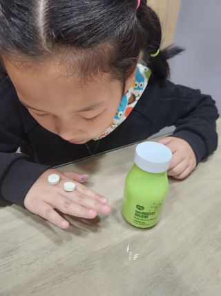 앙팡 멀티비타민미네랄 1200mg x 60정 — 5점을 준 리뷰어가 2022년 10월 올린 사용 사진