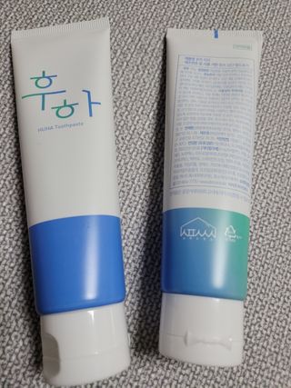 [심폐소생소] 무불소 임산부 천연 치약 — 5점을 준 리뷰어가 2021년 10월 올린 사용 사진