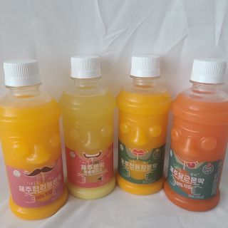 탐라원 제주의 맛, 몬딱주스 4종세트 - 한라봉몬딱주스, 천혜향몬딱주스, 청귤에이드, 당근몬딱주스 — 5점을 준 리뷰어가 2021년 7월 올린 사용 사진