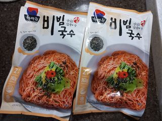 [한면원] 비빔국수 2인분 — 5점을 준 리뷰어가 2022년 7월 올린 사용 사진