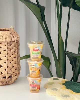 돌 MF[Dole] 파인애플컵/망고컵/복숭아컵 198g 6입X1박스 (맛 1가지 랜덤 발송) — 5점을 준 리뷰어가 2023년 6월 올린 사용 사진