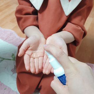 셀바이져 항균 스프레이 핸드워시 + 키즈세정제 SET — 4점을 준 리뷰어가 2021년 2월 올린 사용 사진