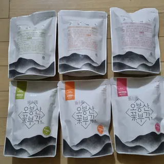 오봉산꽃부각 [만나식품] 오봉산 꽃부각 3가지 맛(오리지널, 새우맛, 매운고추맛) — 5점을 준 리뷰어가 2023년 1월 올린 사용 사진