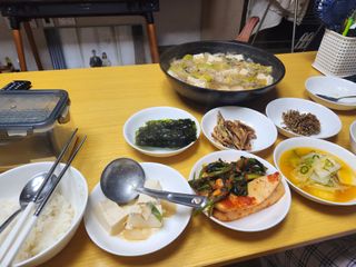 셰프애찬 단호박 백김치 1kg — 5점을 준 리뷰어가 2022년 10월 올린 사용 사진