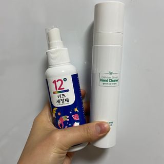 셀바이져 항균 스프레이 핸드워시 + 키즈세정제 SET — 5점을 준 리뷰어가 2021년 3월 올린 사용 사진