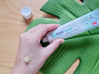 건선/아토/습진/민감성 피부 천연보습진정크림 소리온 크림 & 센시티브 크림 50g — 5점을 준 리뷰어가 2022년 1월 올린 사용 사진