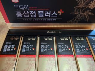 서울약사신협_투데이홍삼정플러스스틱_10g x 60포 — 5점을 준 리뷰어가 2021년 7월 올린 사용 사진