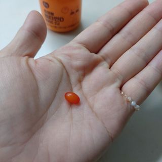 앙팡 츄어블 비타민D 1000 IU 130mg x 90정 — 4.5점을 준 리뷰어가 2022년 10월 올린 사용 사진
