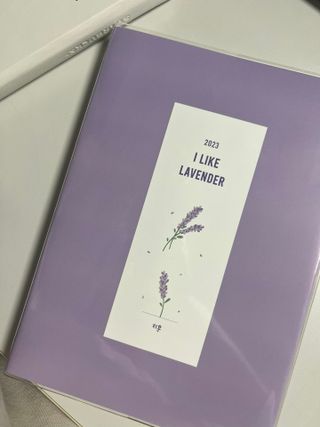 리훈 2023년 아이라이크 모눈 다이어리 미니달력 세트 — 5점을 준 리뷰어가 2022년 11월 올린 사용 사진