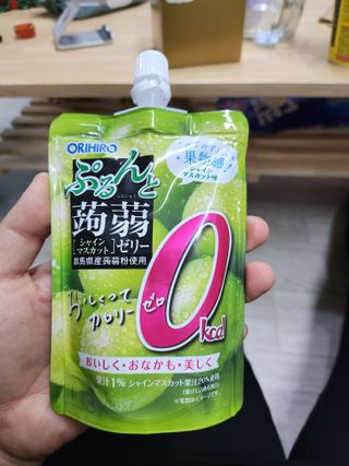 ORIHIRO 오리히로 곤약젤리 제로칼로리 130g 4종 4팩(맛별로 1팩씩) — 5점을 준 리뷰어가 2022년 12월 올린 사용 사진