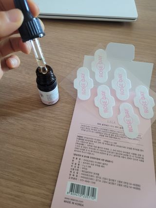라라로즈데이 시즌2 천연 아로마오일 Y존 케어 속옷향수 이너퍼퓸 5ml  여성의 자존감을 UP시키자 — 5점을 준 리뷰어가 2021년 9월 올린 사용 사진